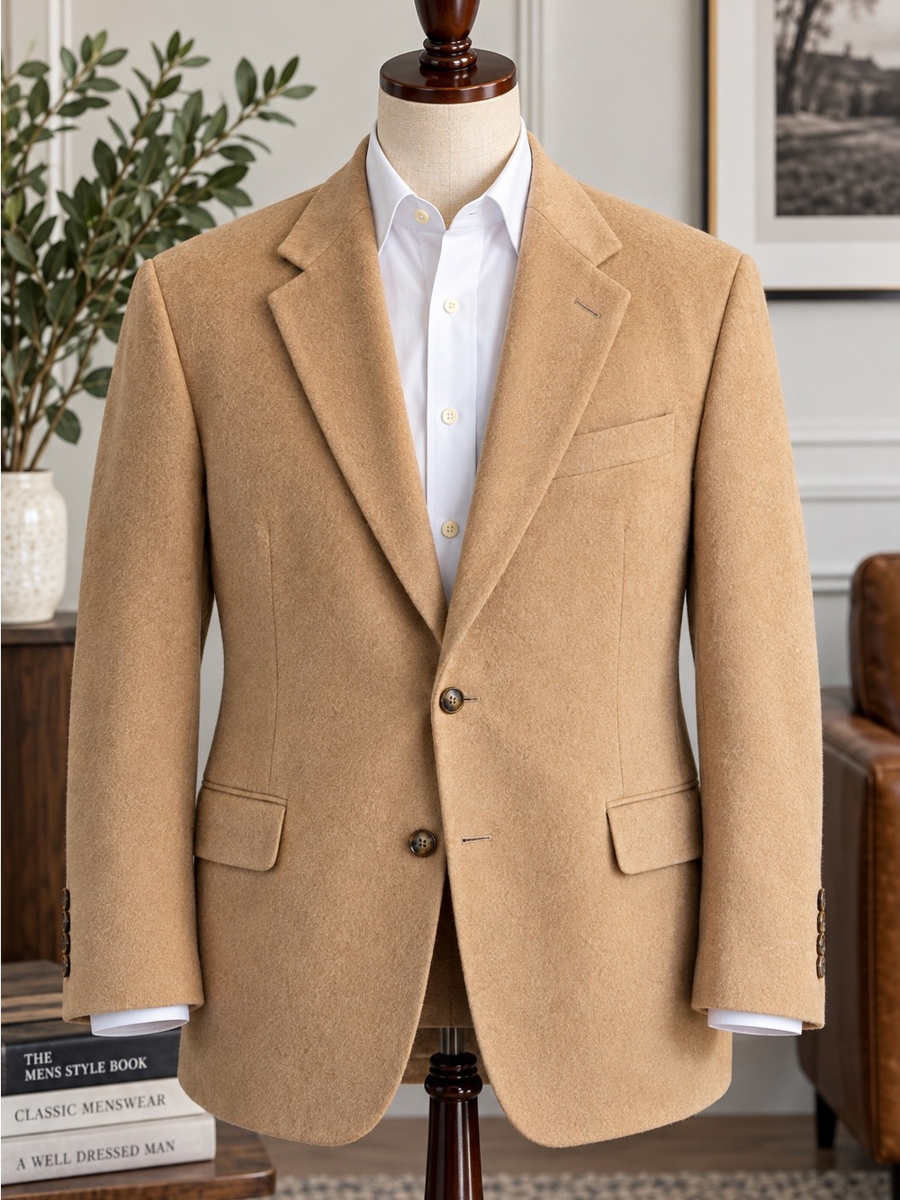 Brooks Brothers Camel Wool-Blend Sport Coat